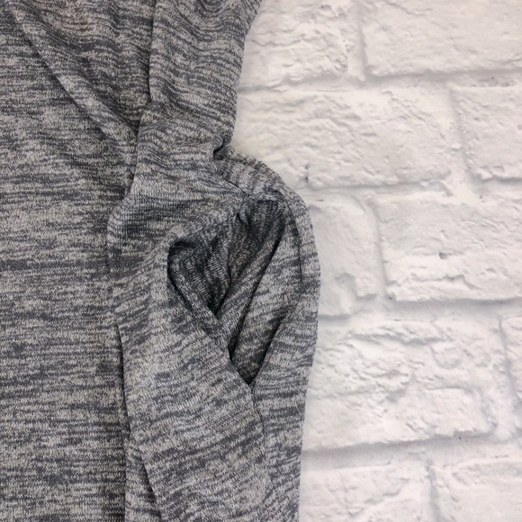 Wilfred Free oversized scoop neck tunic top Size Small Heather gray pockets - Picture 3 of 9